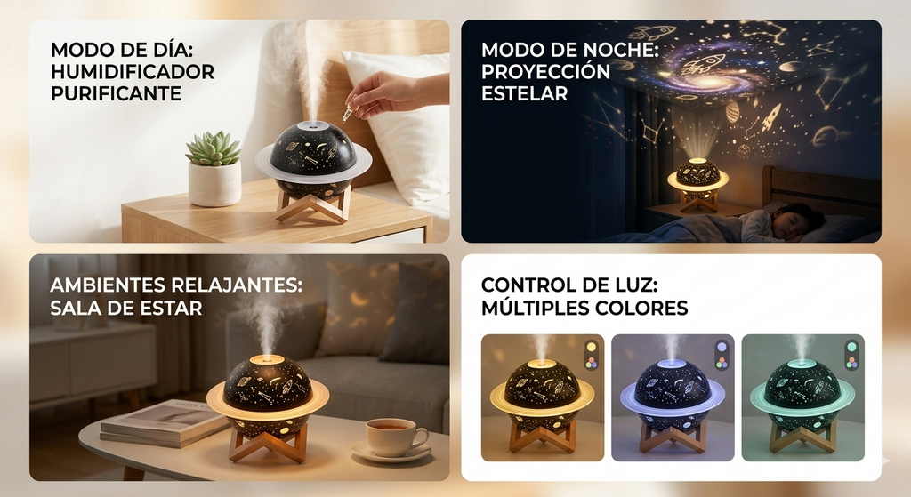 HUMIDIFICADOR PLANETA 3 EN 1